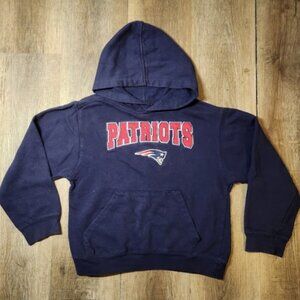 🏈✨Reebok New England Patriots NFL Flying Elvis Hooded Sweatshirt-M(10-12)